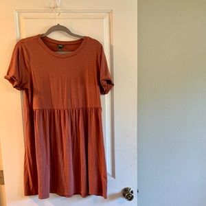 Women’s Short Sleeve Knit Babydoll Dress